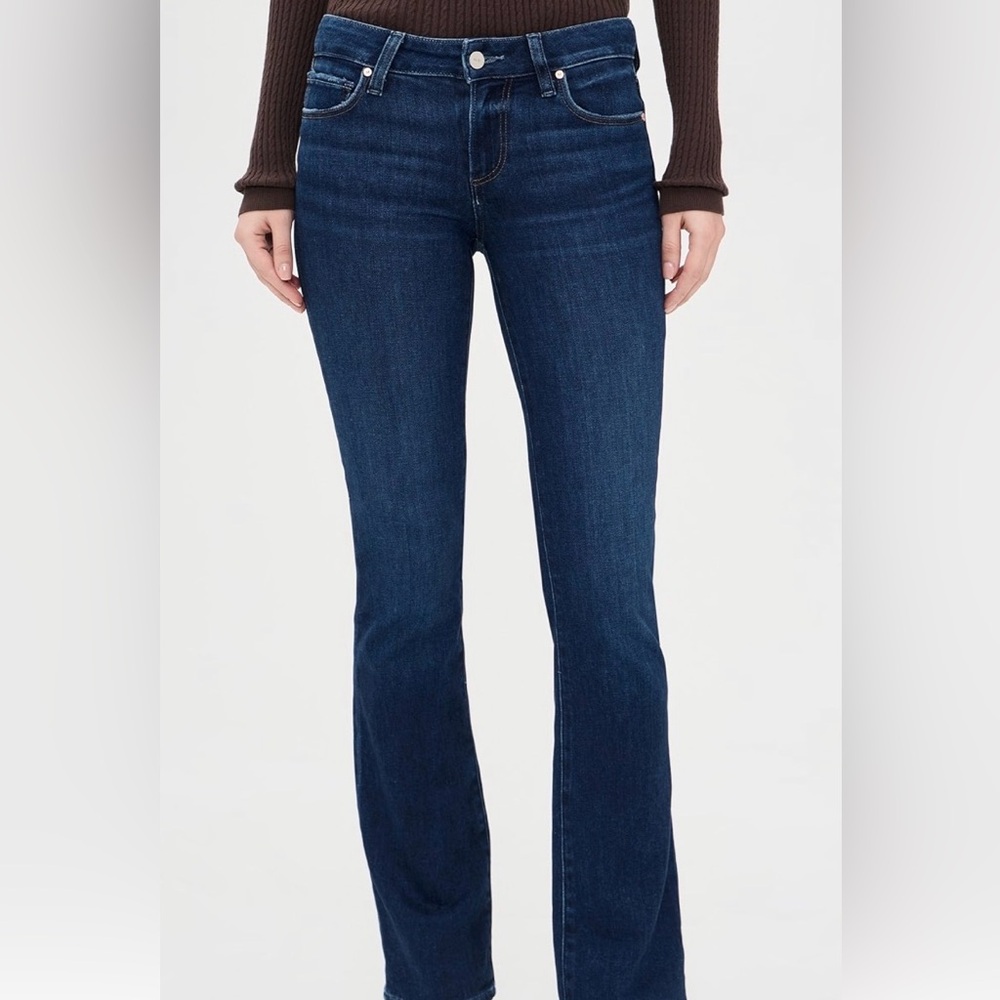 Paige manhattan midrise dark wash